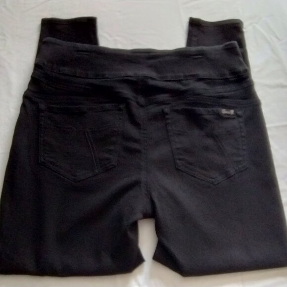 SEVEN7 Black Wash Pull-On "TUMMY Toner LEGGING" Jegging Jeans Sz 16W - Picture 3 of 7